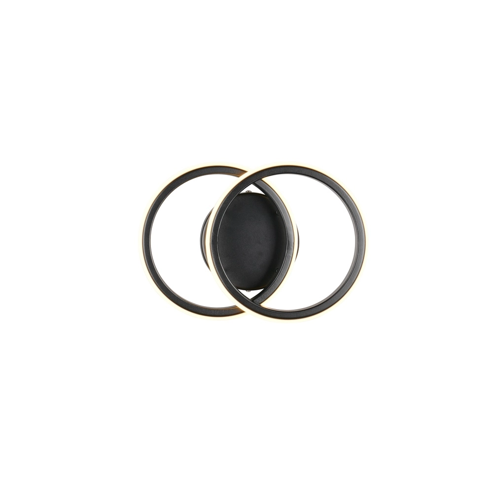Zwarte plafondlamp Kasia rond design Trio 4017807653823