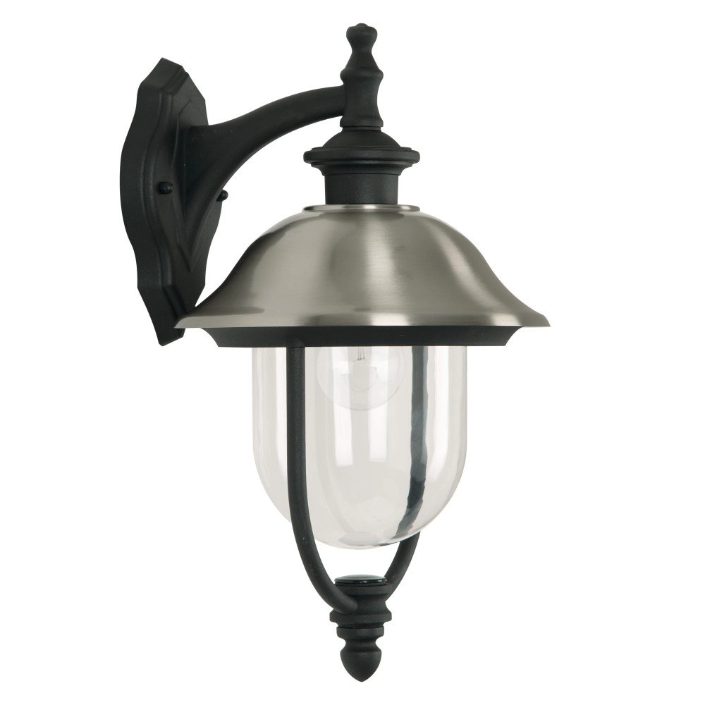RVS muurlamp Bologna