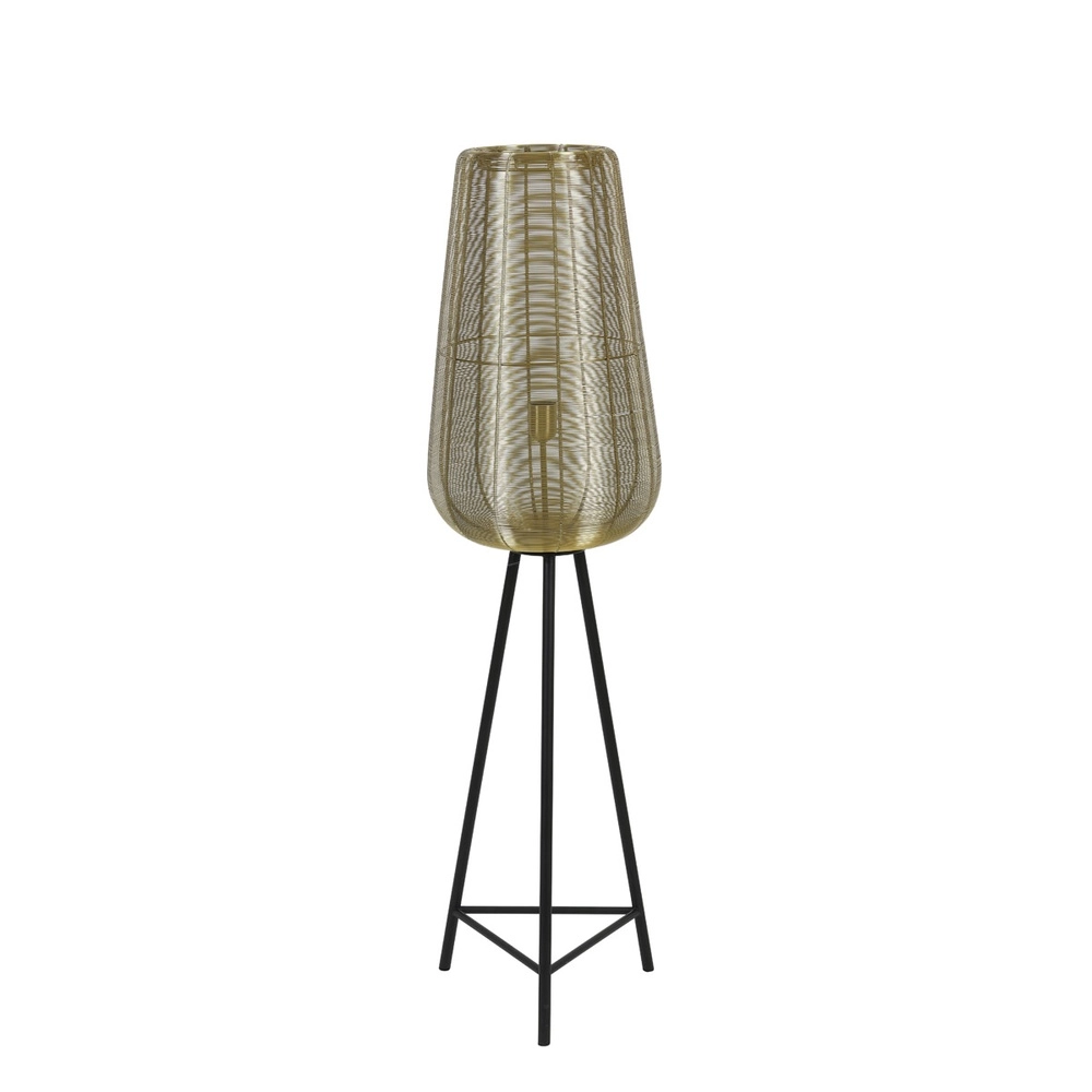 Tripod vloerlamp Adeta goud 135cm Light & Living 8717807601294