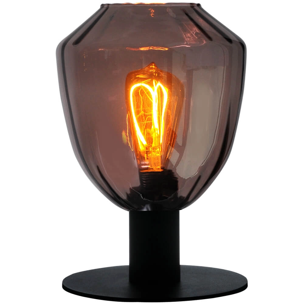 Tafellamp Porto met Nicolette red glas
