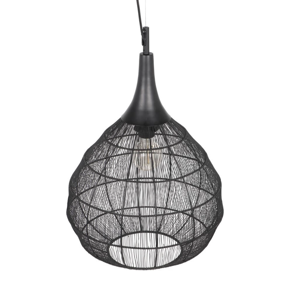 Ronde hanglamp Soraya Ø 42cm - zwart Trio 4017807617450