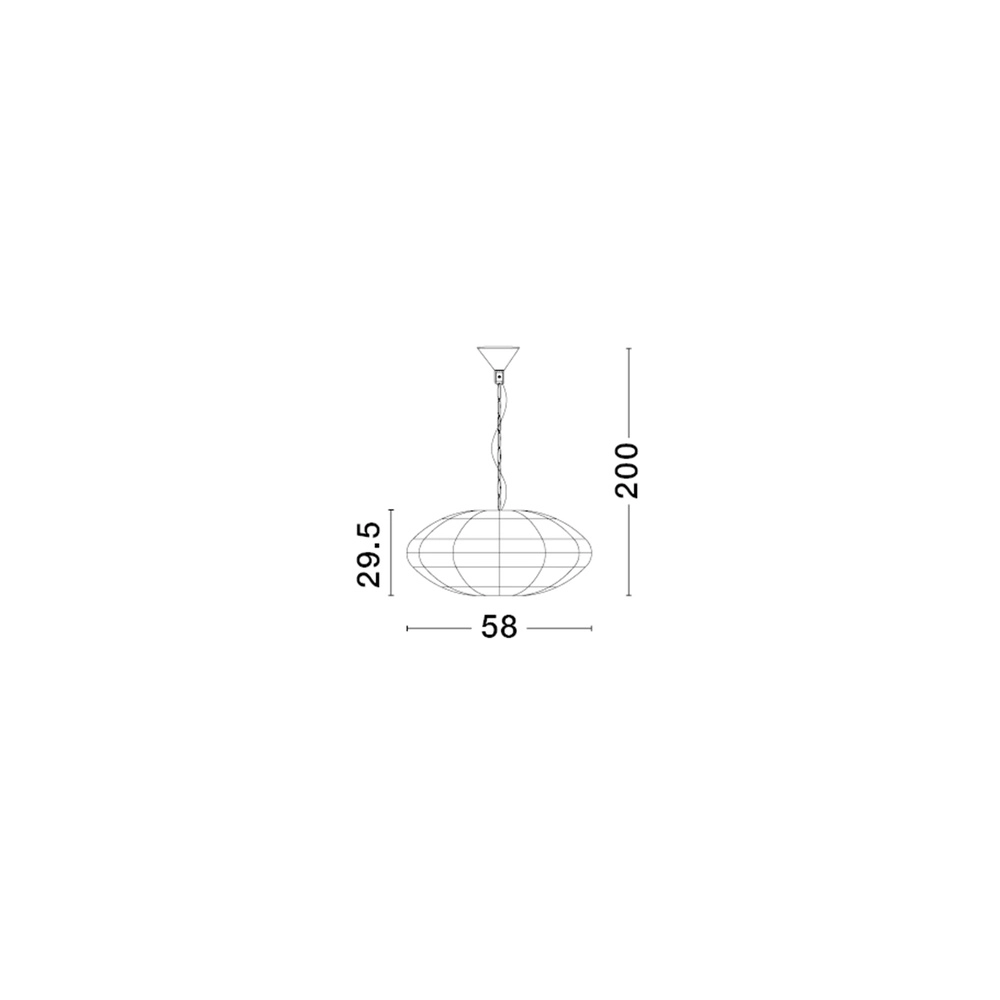 Hanglamp Bola scandinavisch Ø 60cm Lyora 5212017452955