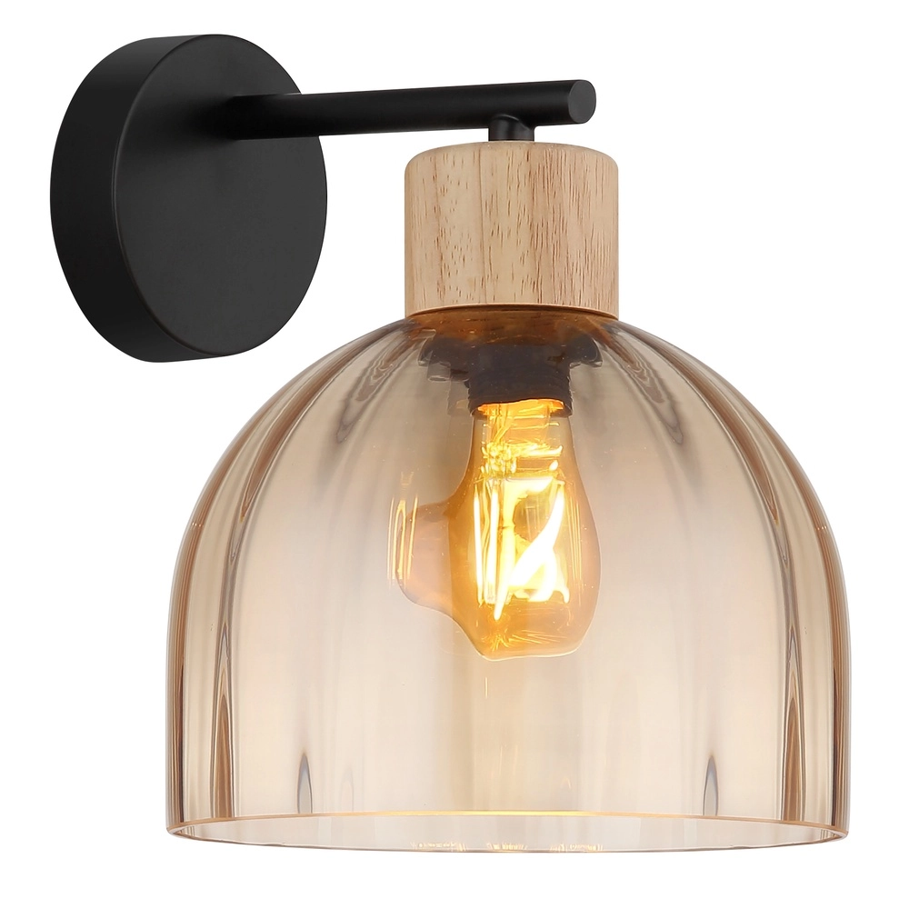 Wandlamp Swanson zwart