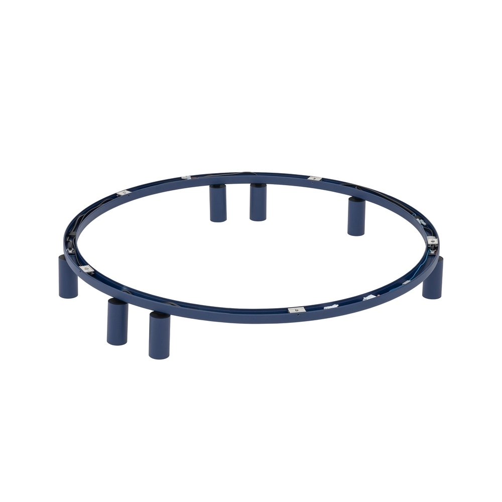 Cirkel opbouwspots Fourty 7x GU10 - donkerblauw Lyora 5903139119474