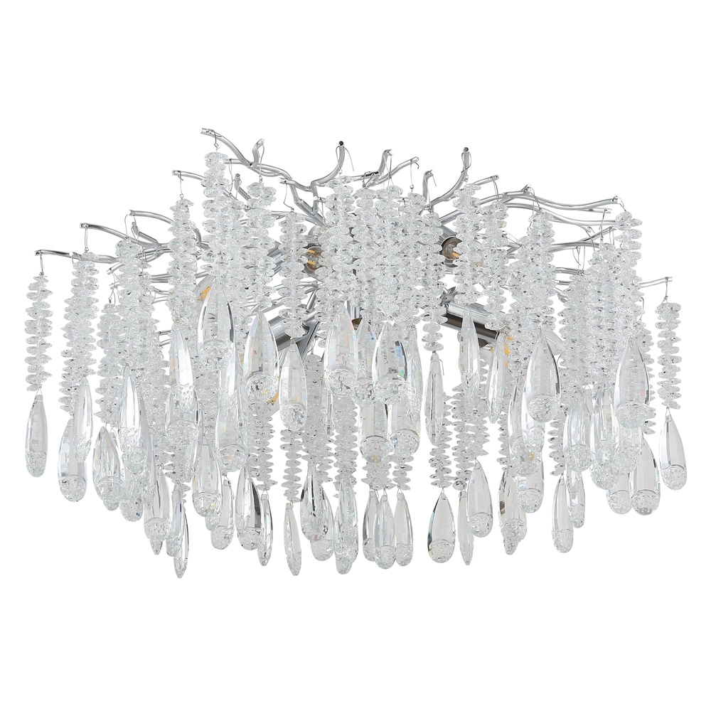 Plafondlamp Kinga zilvergrijs Ø 60cm Globo 9007371578979