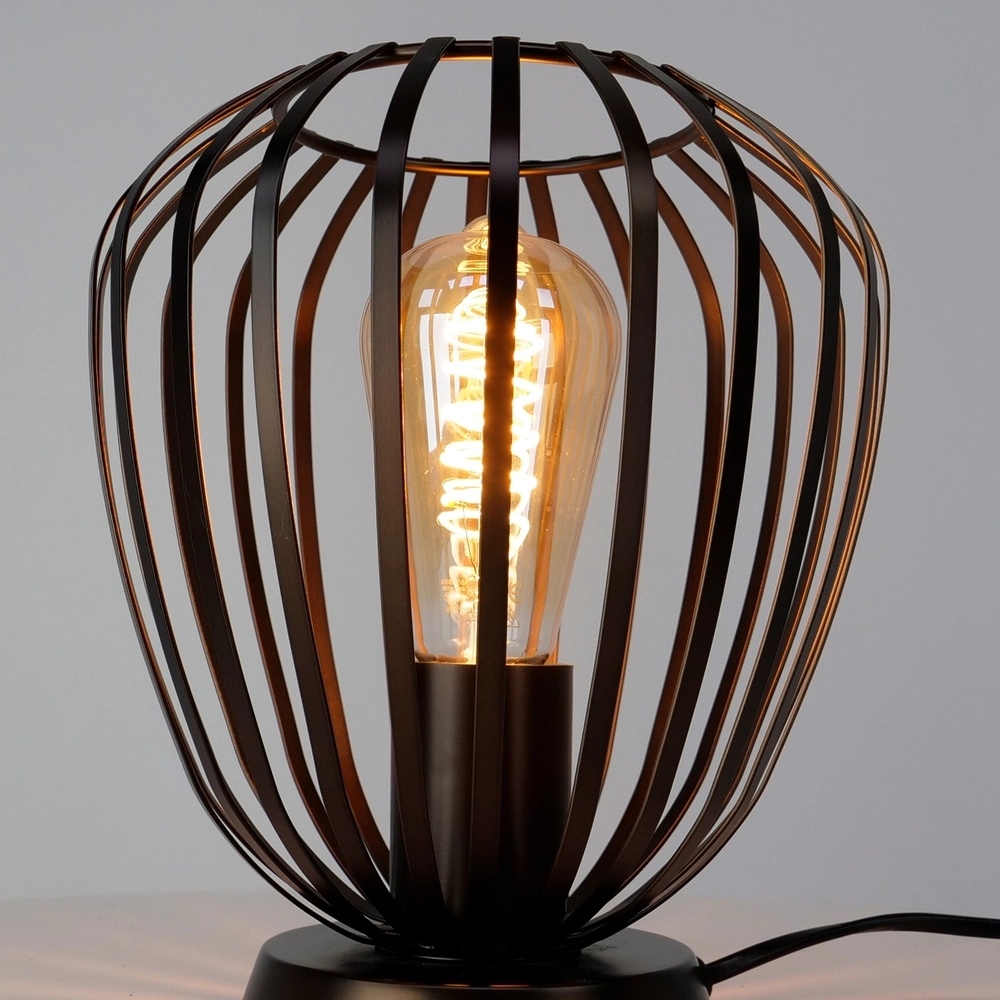Bronzen tafellamp Espinal Ø 19,5cm - 1x E27 Eglo 9008606312603