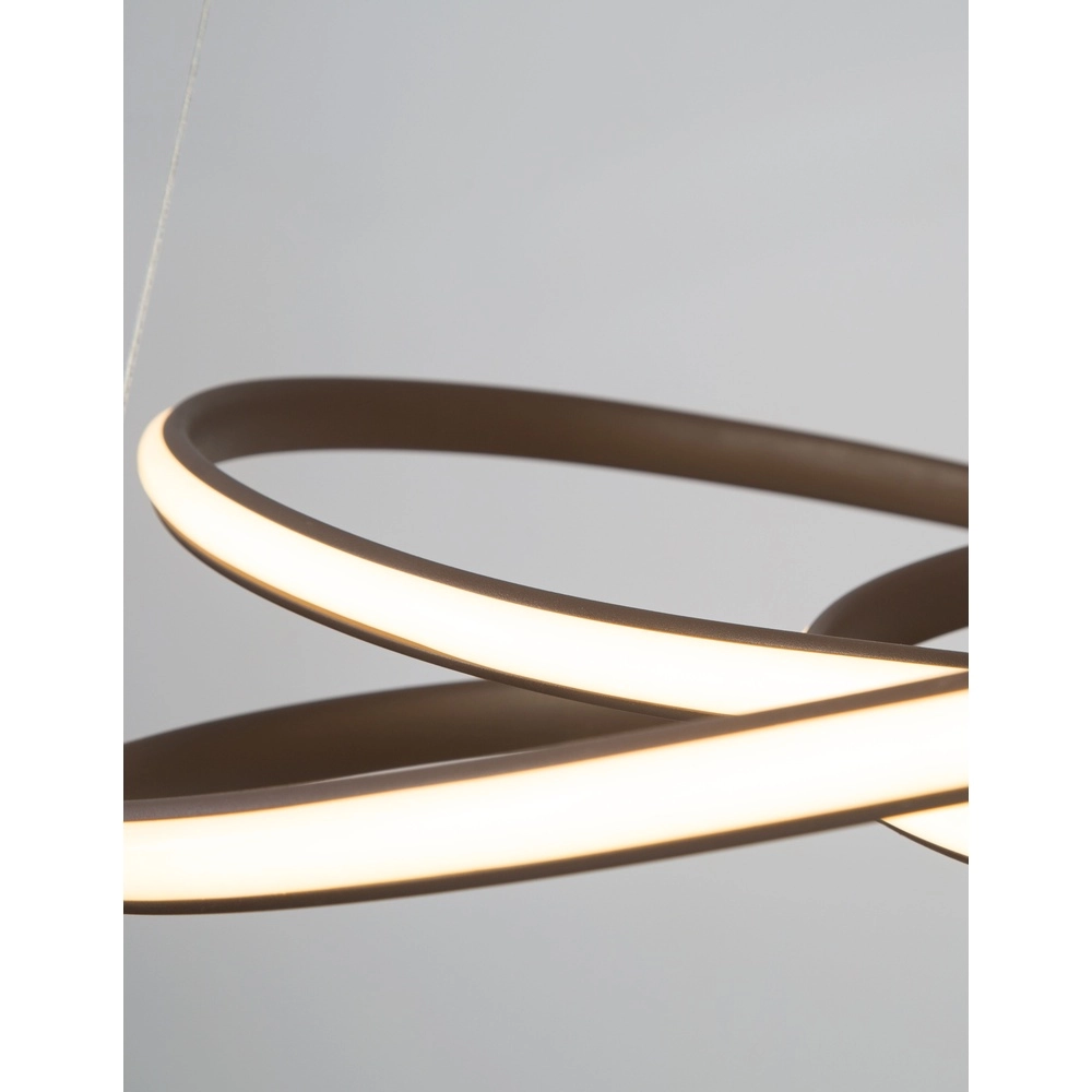 Design hanglamp Menton koffie bruin Lyora 5212017424310