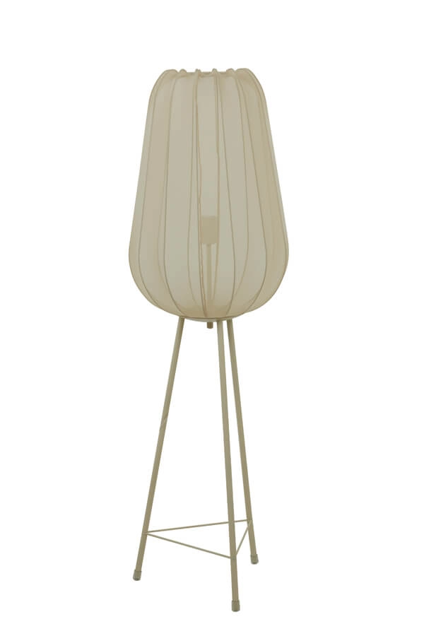 Japandi vloerlamp Plumeria crème Ø 42cm Light & Living 8717807651305