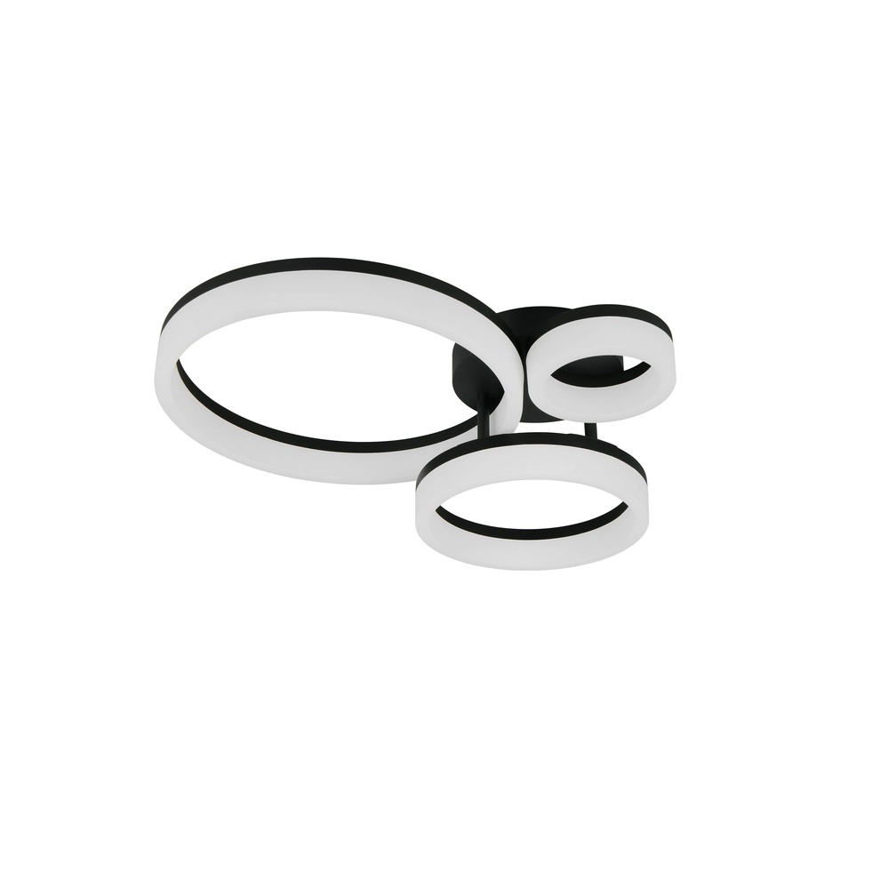 Design plafondlamp Scope M zwart Trio 4017807656022