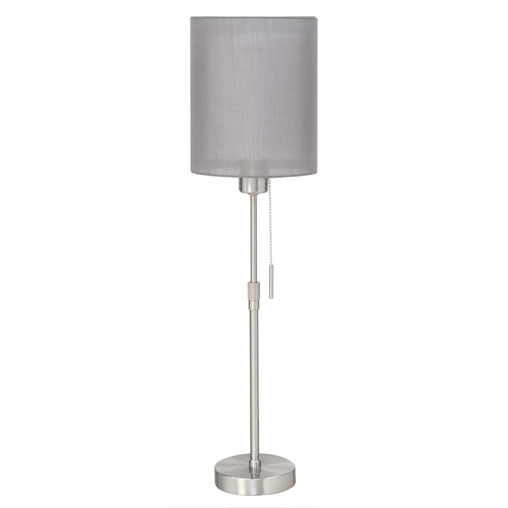 Tafellamp Victoria nikkel 69cm