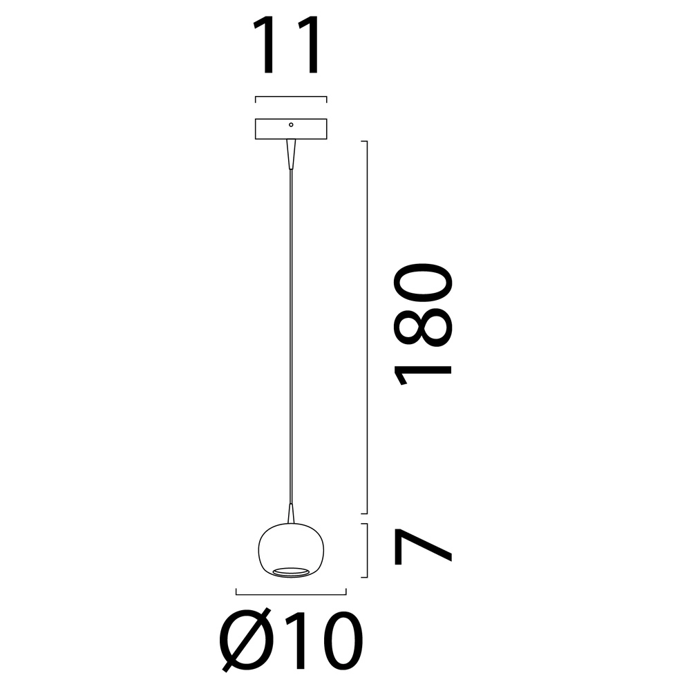 Hanglamp design Alta beige terra Ø 10,8cm Masterlight 8718121437897