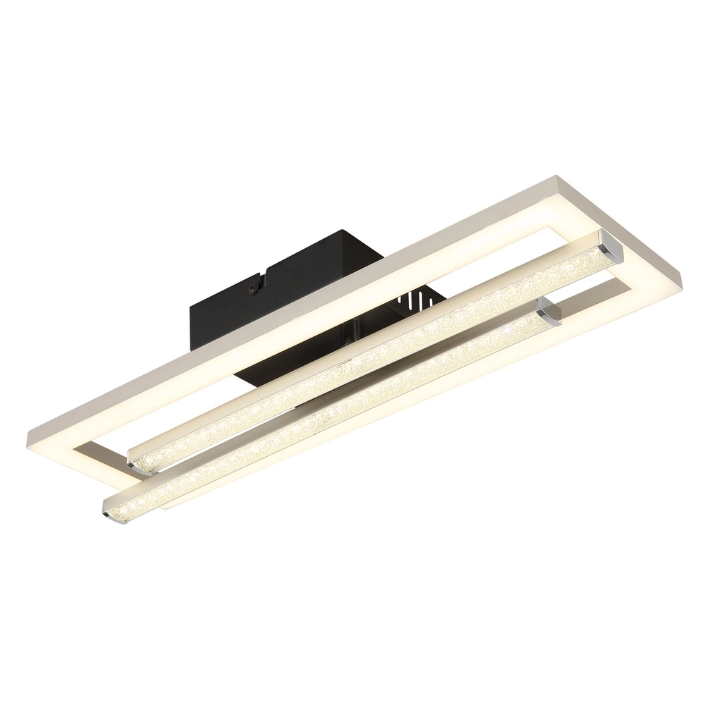 Plafondlamp Highway zwart met zand bruin