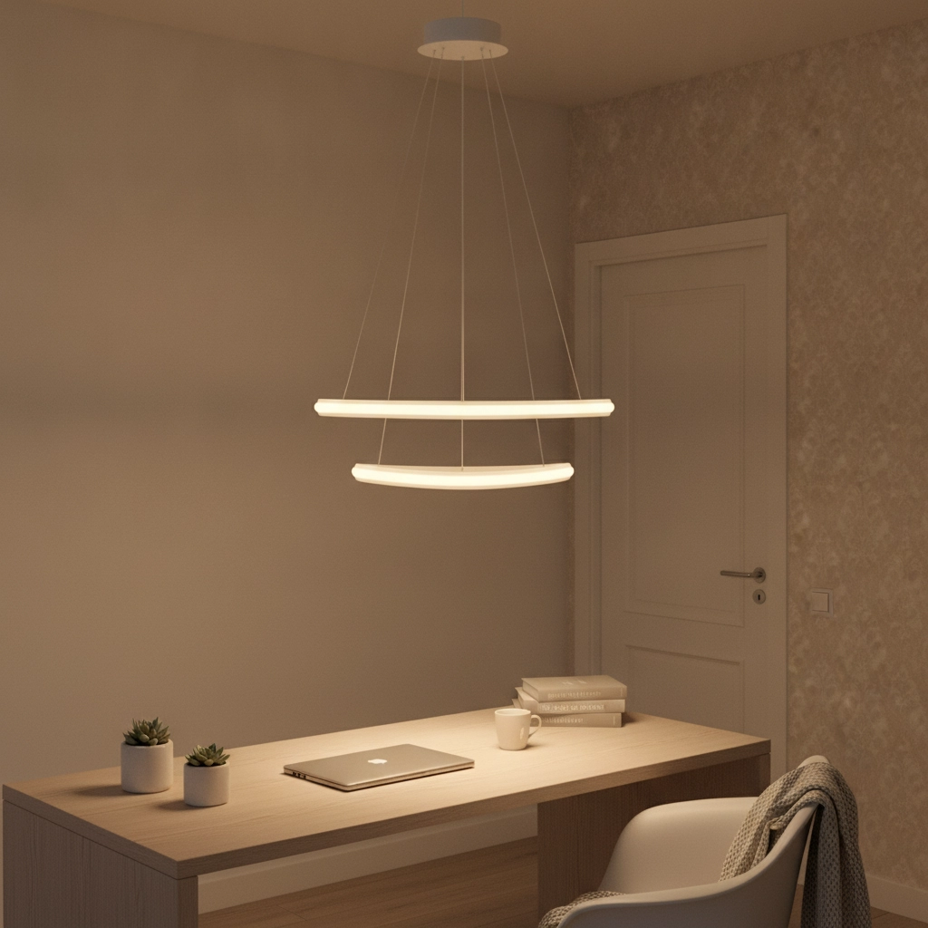 Design hanglamp Aries wit Ø 59cm