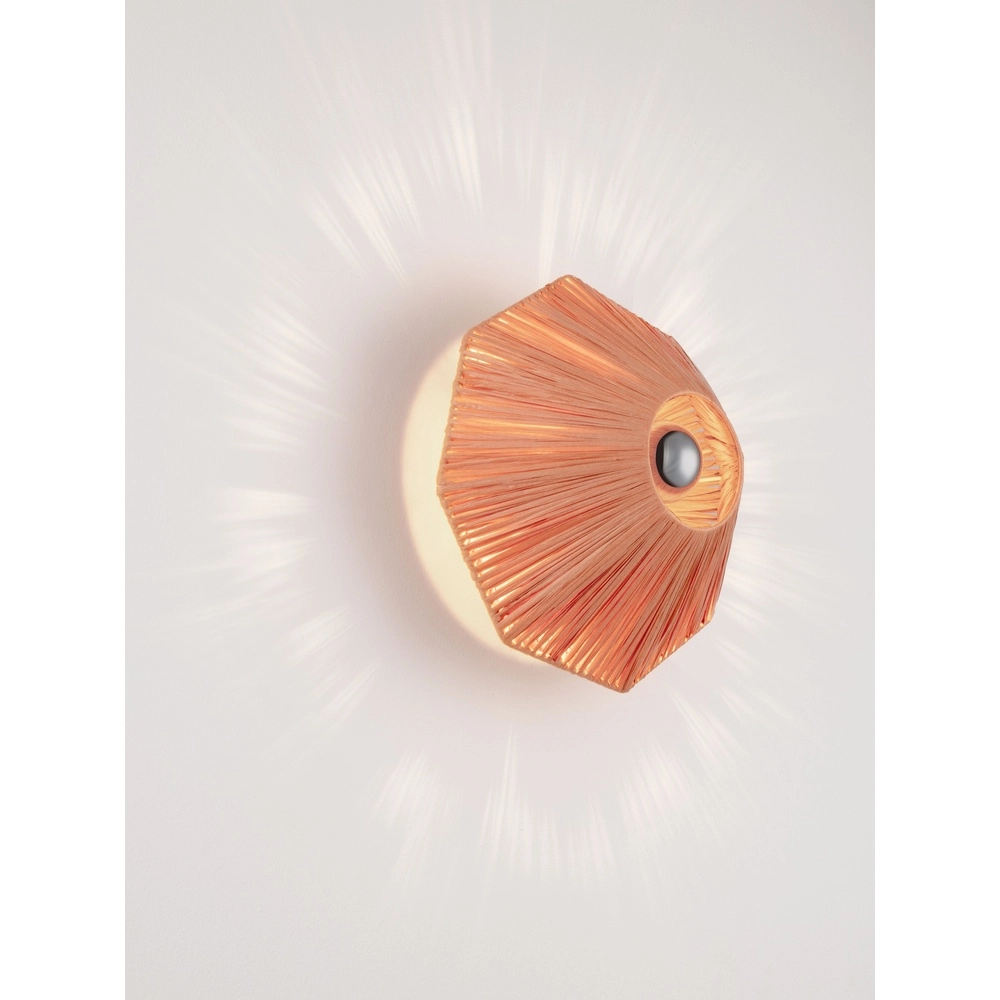 Wandlamp Elvio terracotta Ø 30cm Lyora 5212017493873
