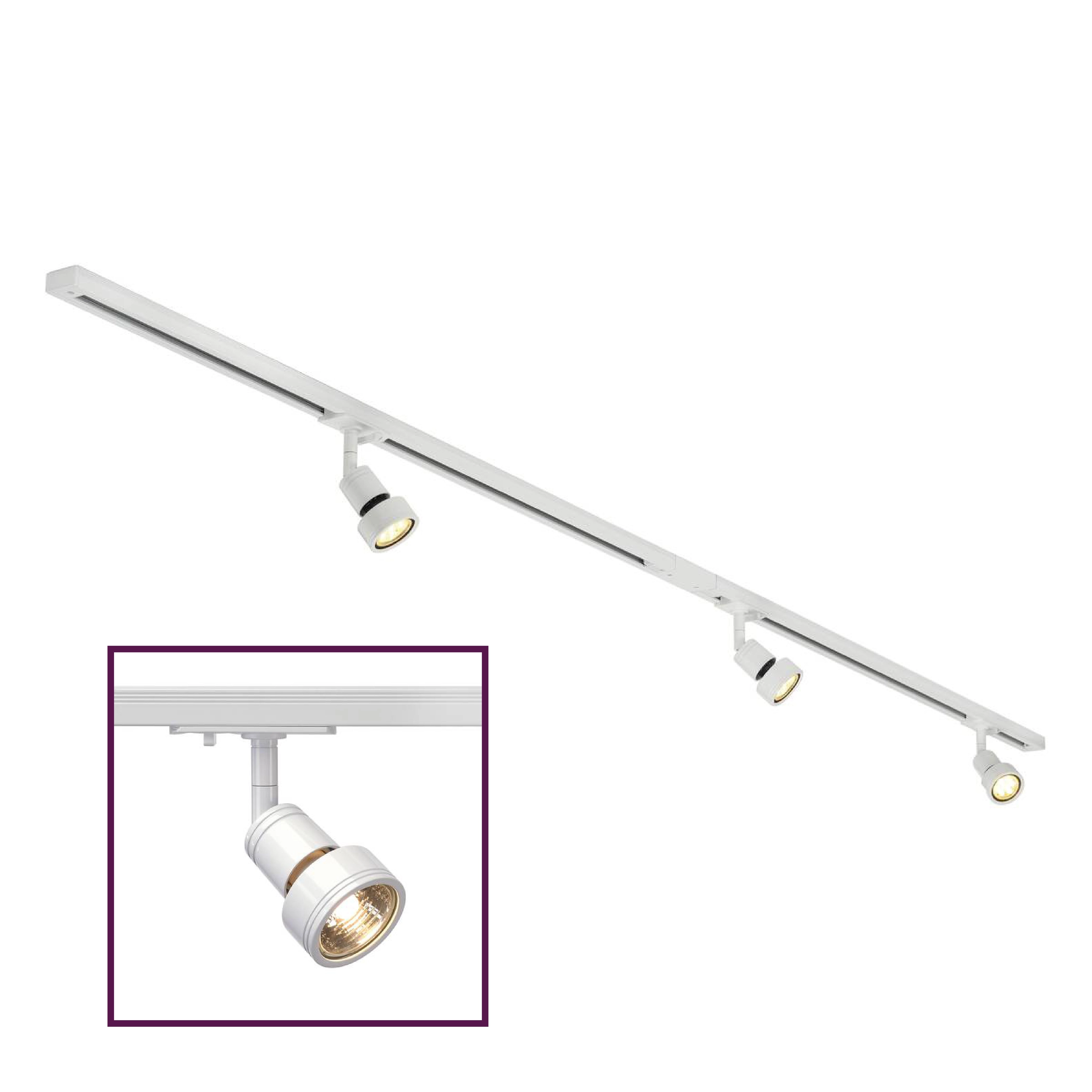 1-Fase Rail Set wit
