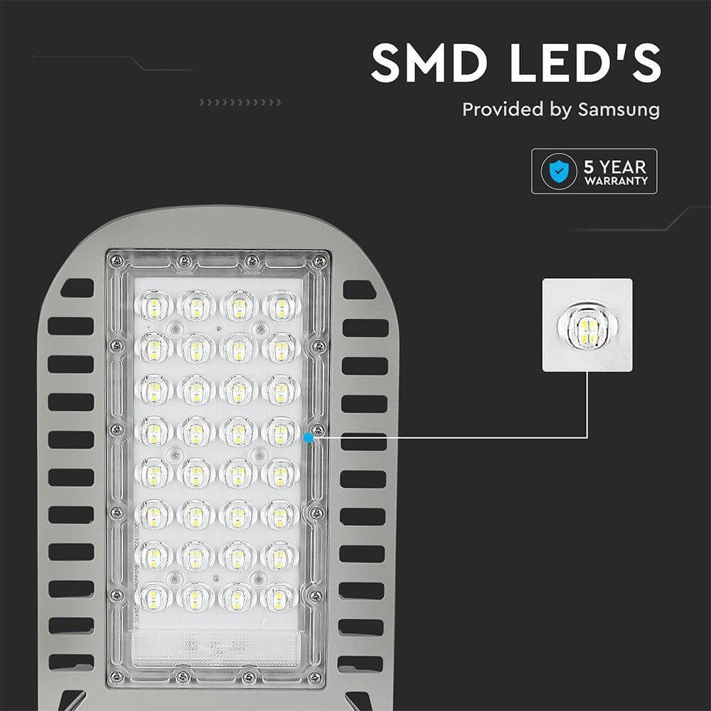 Led Slim straatlamp 50W Vtac 3800157666237