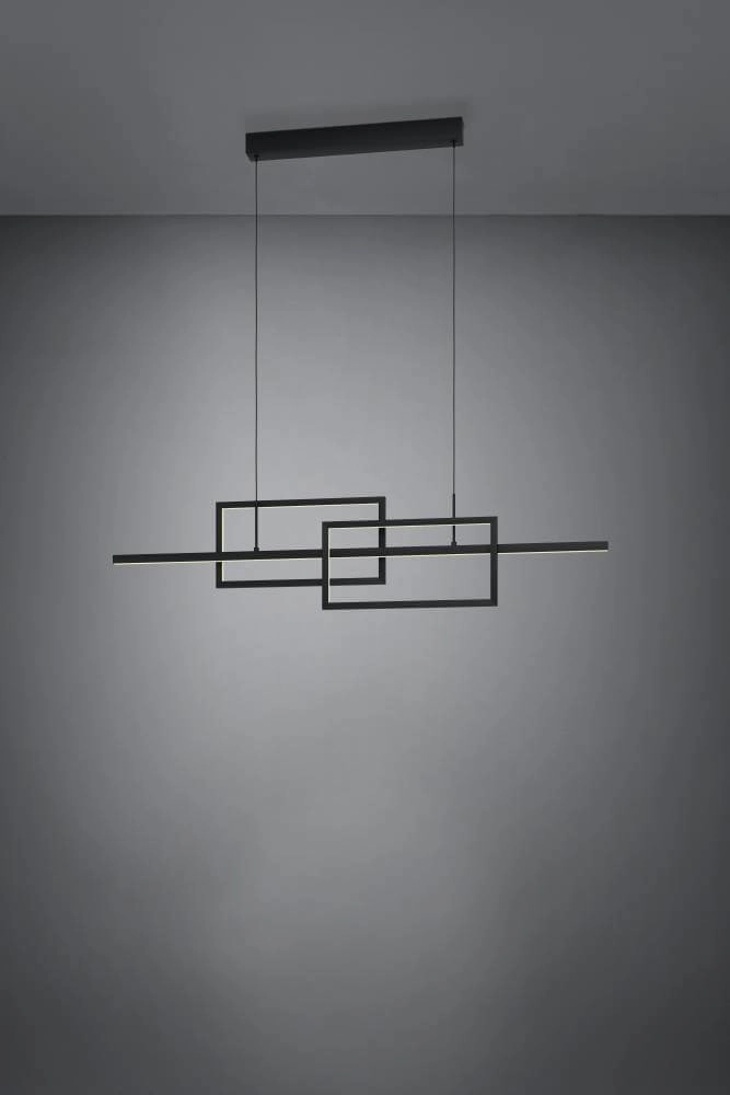 Kantoor hanglamp Puebla 115cm - zwart Stars of Light 9002759397975
