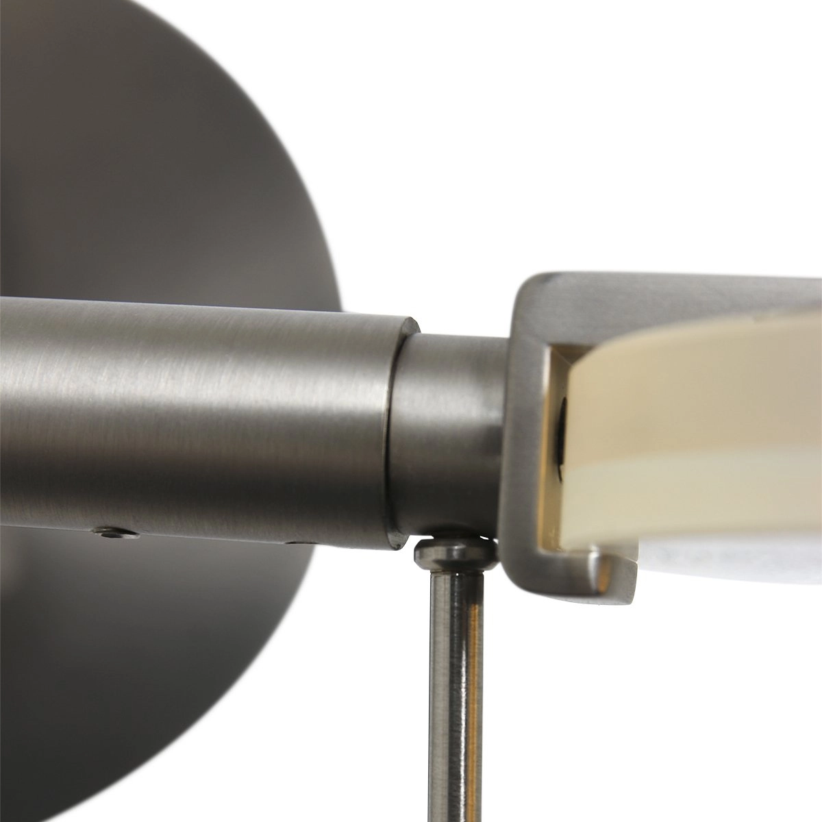 Led wand leeslamp Turound 10w - 2700K - 62cm RVS helder glas Steinhauer 8712746133370
