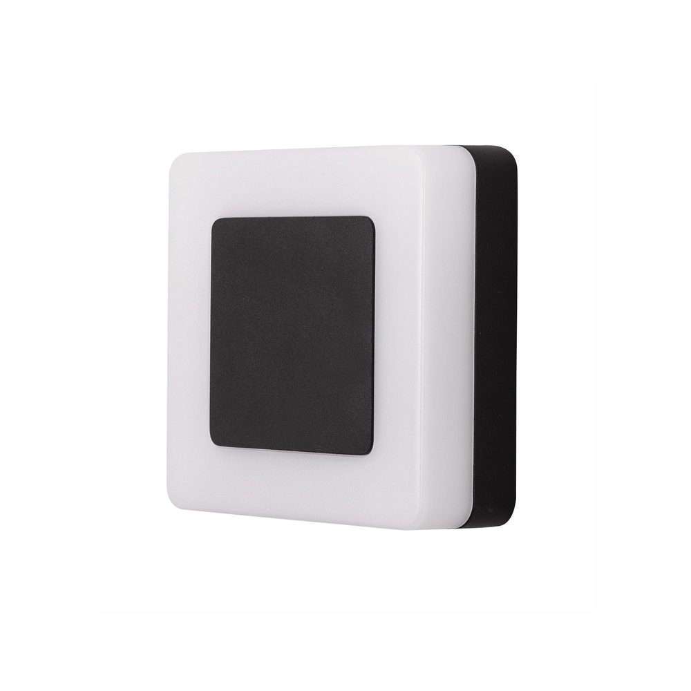 Vierkante wandlamp Tune zwart Lyora 5212017417022