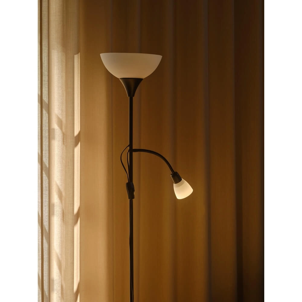Klassieke leeslamp Lauria zwart Nordlux 5704924024634