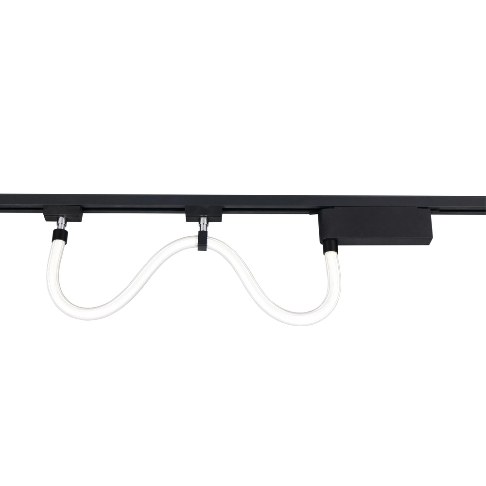 Railverlichting slang Tube zwart 92cm 2-fase Trio 4017807667400