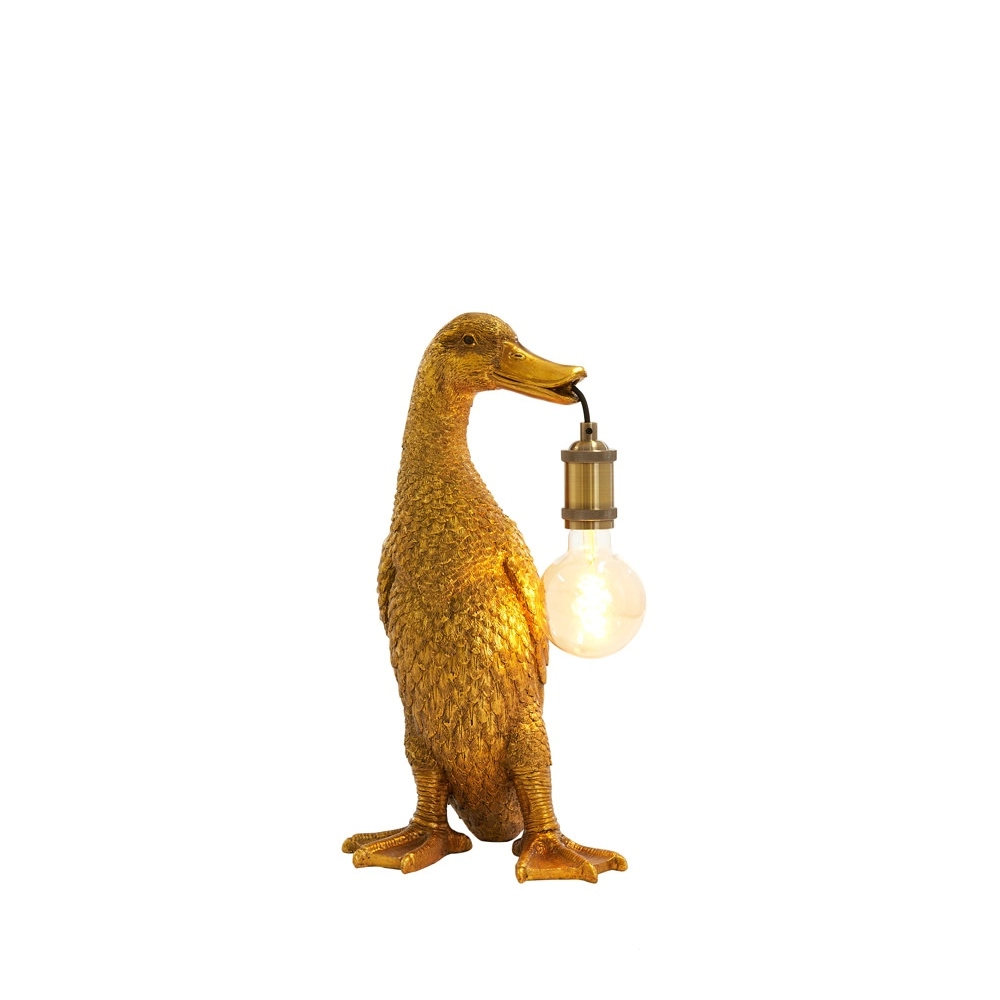 Tafellamp Duck eend brons 48,5cm Light & Living 8717807675561