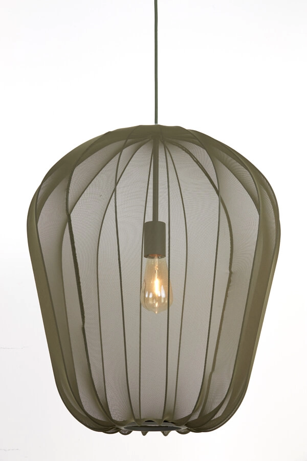Groene hanglamp Plumeria Ø 50cm Light & Living 8717807651466