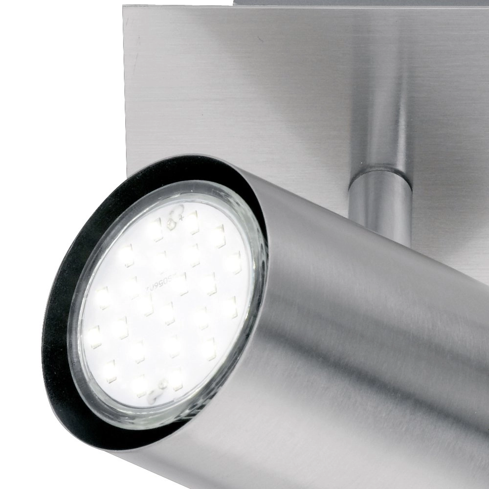 Plafondspot Series 8024 2-lichts nikkel mat Trio 4017807231359