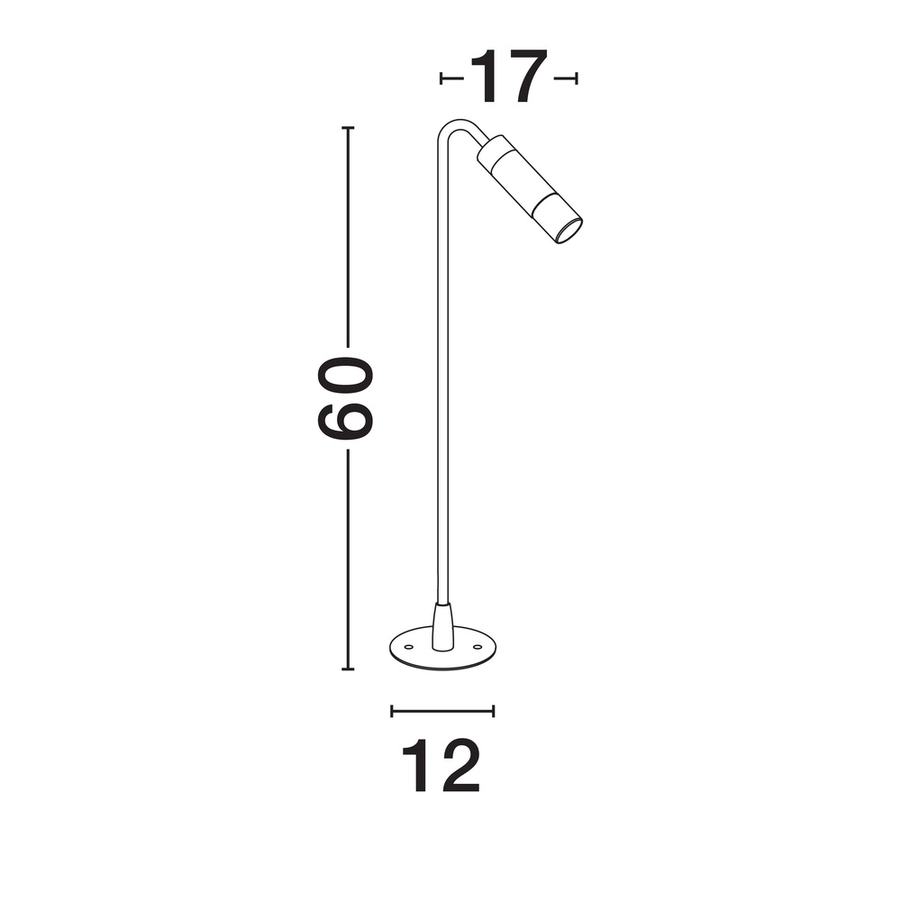 Tuinlamp Aether enkel antraciet Lyora 5212017453945
