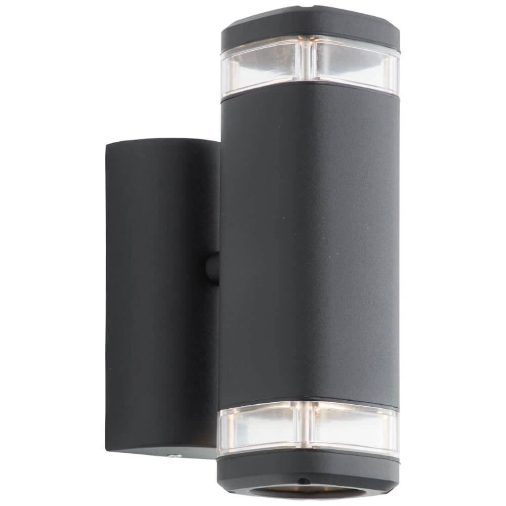 Wandlamp Jandy 2-lichts zwart Brilliant 4004353346972