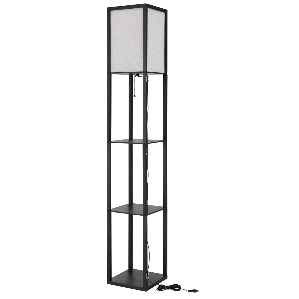 Vloerlamp Tabitha zwart Globo 9007371575411