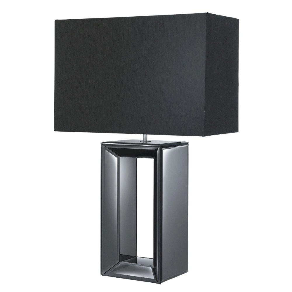 Zwarte schemerlamp Mirror