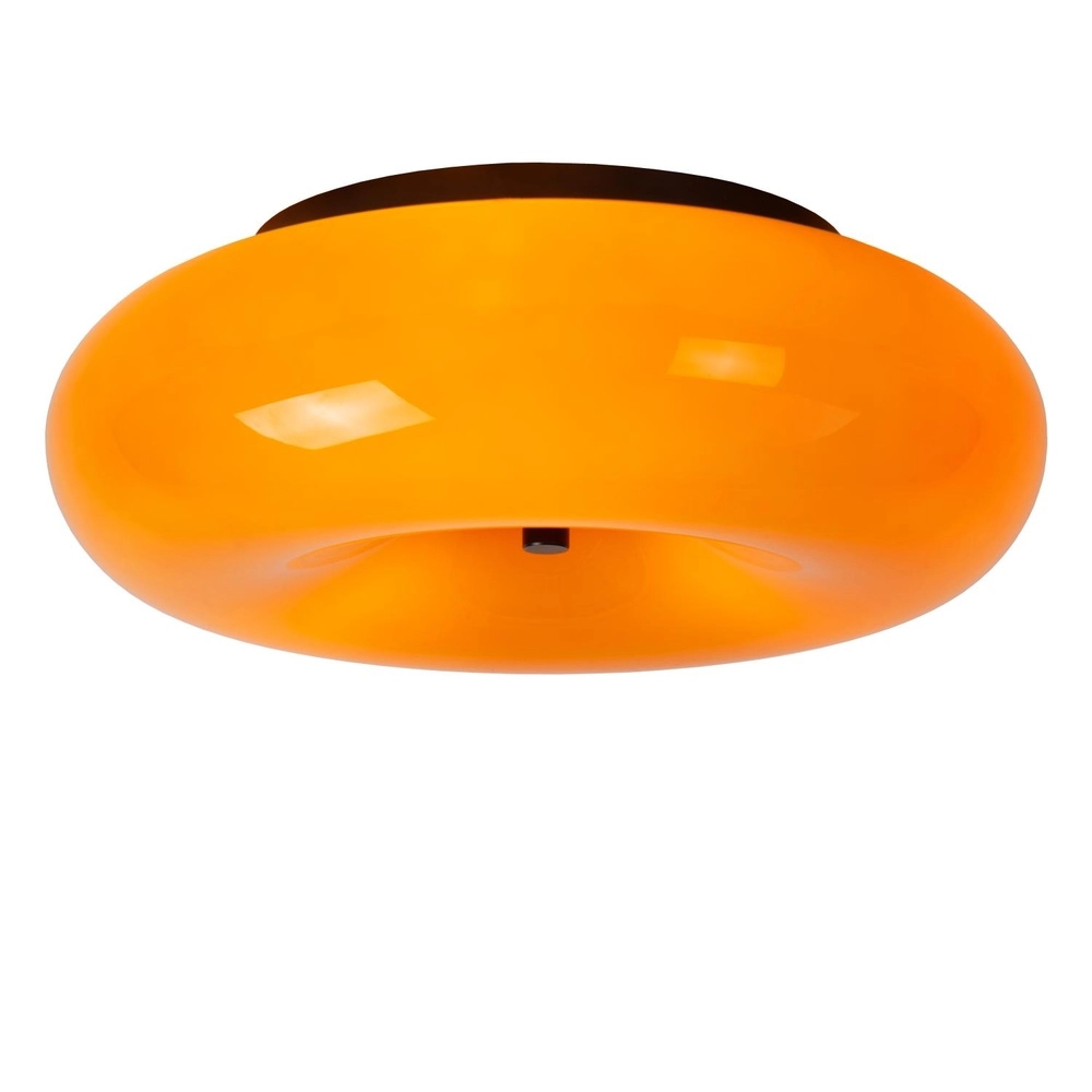 Plafondlamp Sentino Ø 30cm oranje Lucide 5411212106346