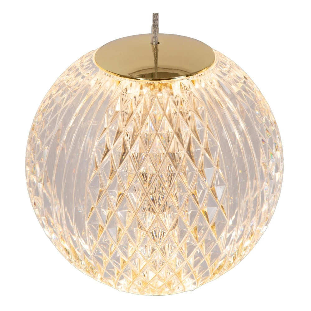 Gouden hanglamp Cintra vide 3-lichts Lucide 5411212134394