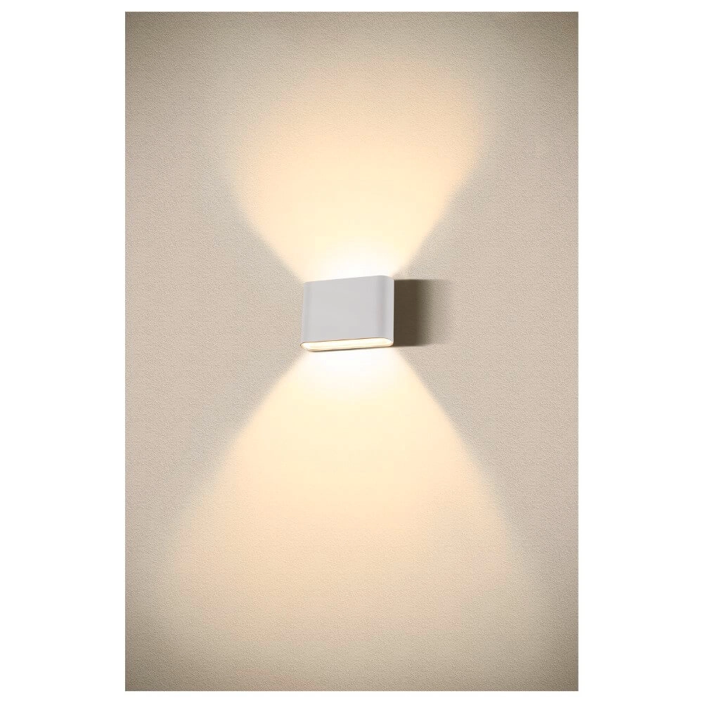 Led muurspot Oval 14 Up & down - wit SLV 4024163273459