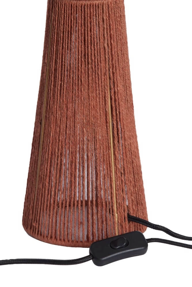Rode tafellamp Fugia Ø 30cm Light & Living 8717807701819