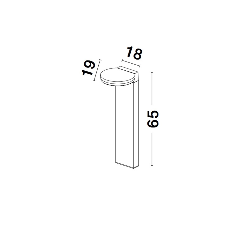 Design tuinlamp Posen grijs Lyora 5212017425386
