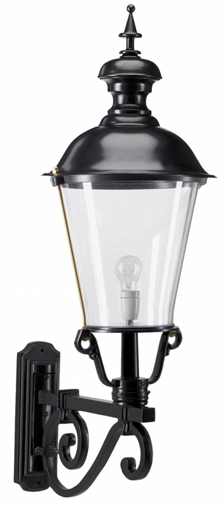 Nostalgische buitenlamp Notaris XL zwart KS verlichting 8714732127646