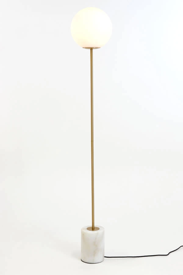 Unieke vloerlamp Medina wit met goud Light & Living 8717807650889