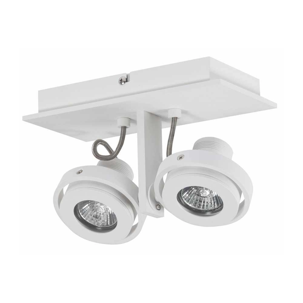 Witte opbouwspot Meist 2-lichts
