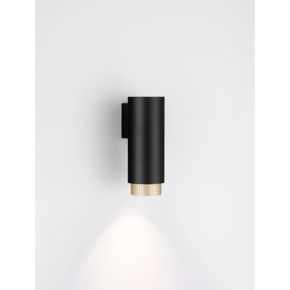 Wandspot Nessi zwart met goud Lyora 5212017475169