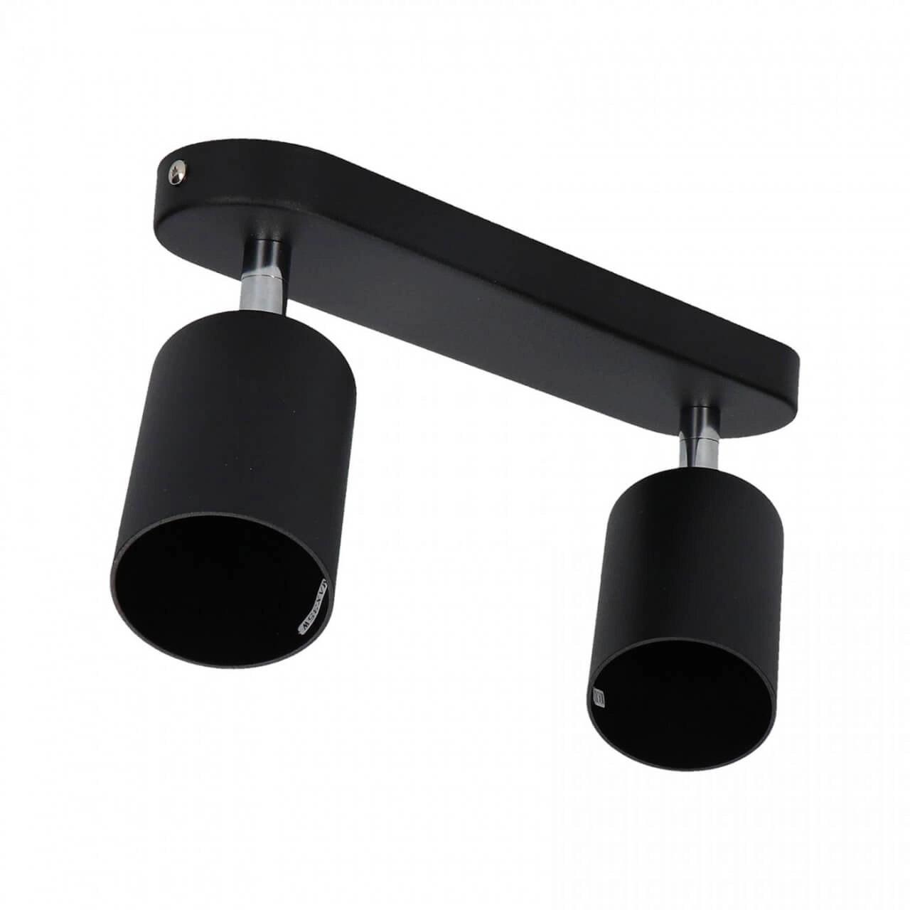 Dubbele opbouwspot Eye zwart Lyora 5903139602099