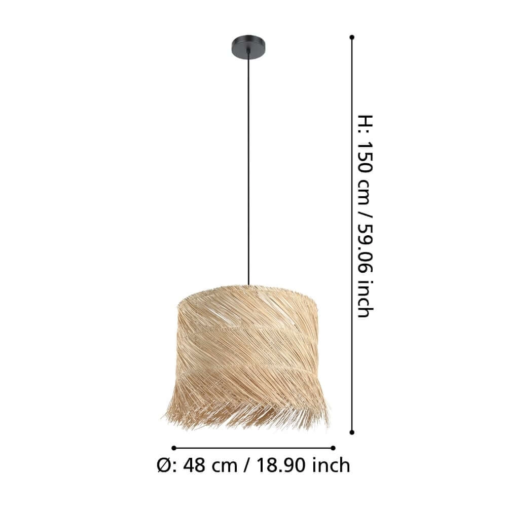 Scandinavische hanglamp Paisano Ø 48cm Stars of Light 9008606243433