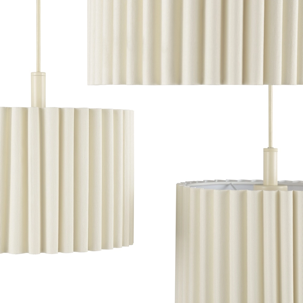 Japandi hanglamp Velin Ø 61cm zand bruin Brilliant 4004353476822