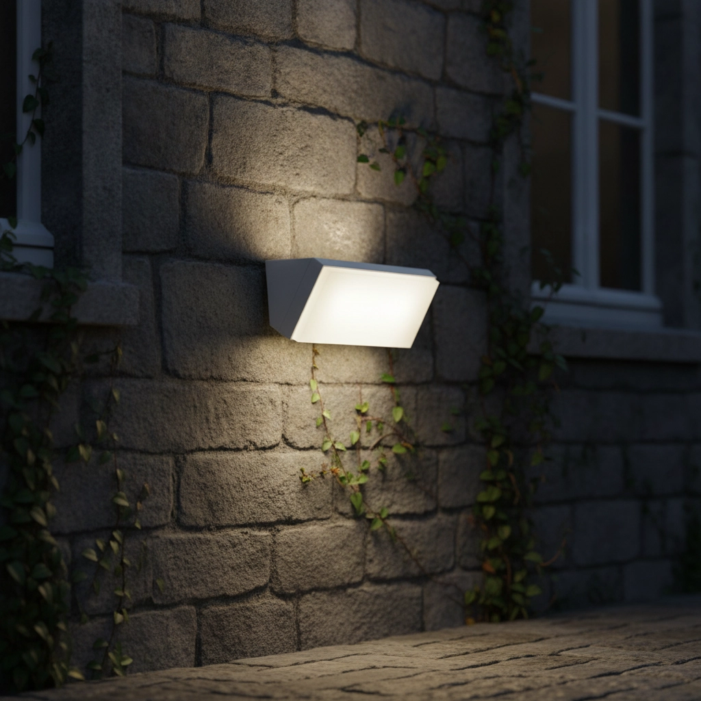 Design wandlamp Keen wit 18cm