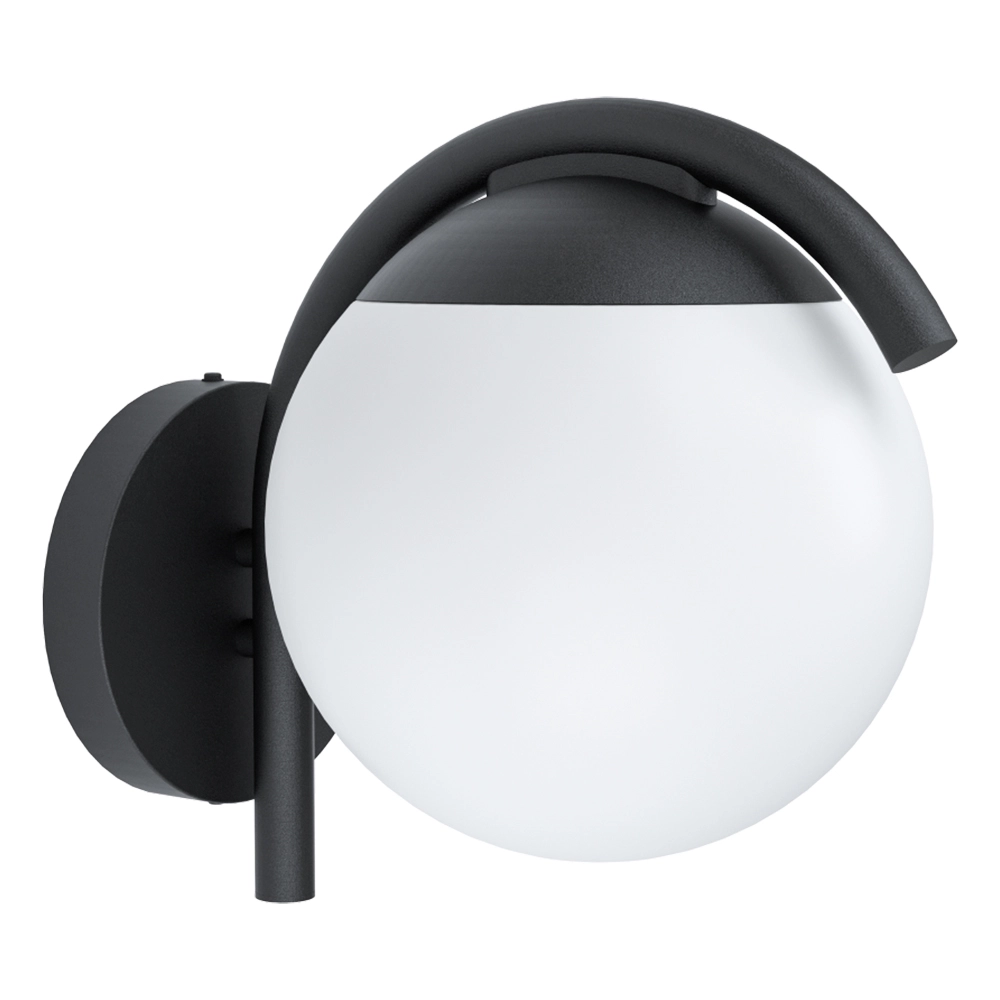 Design wand bollamp Prata Vecchia zwart