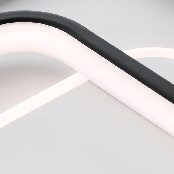 Plafondlamp Cava 3000K zwart Brilliant 4004353390647