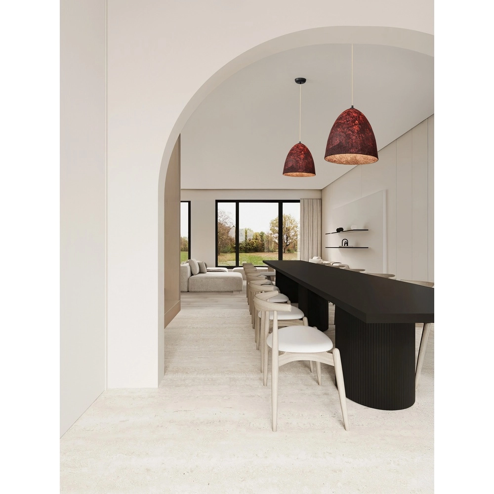Hanglamp Solis rood Ø 36cm Lyora 5212017477842