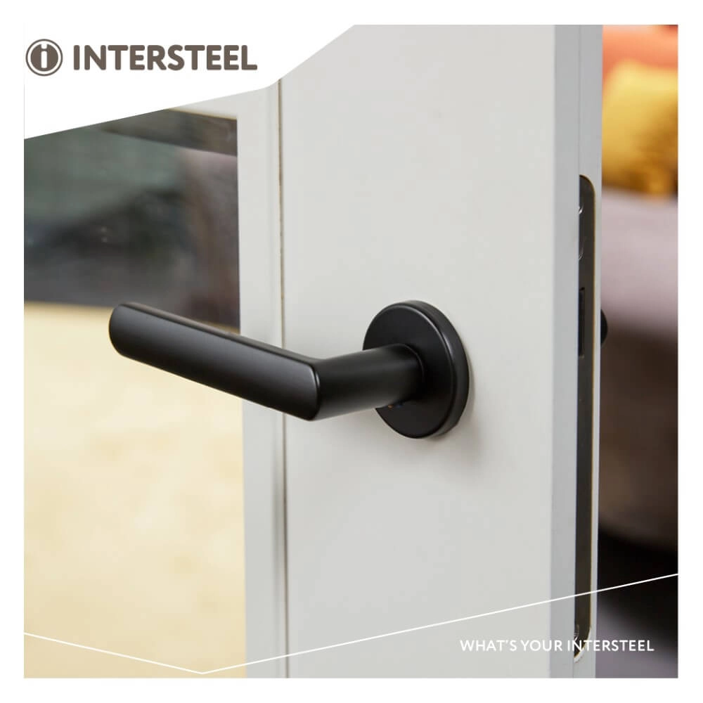 Moderne deurklink Sora zwart Intersteel 8714186550878
