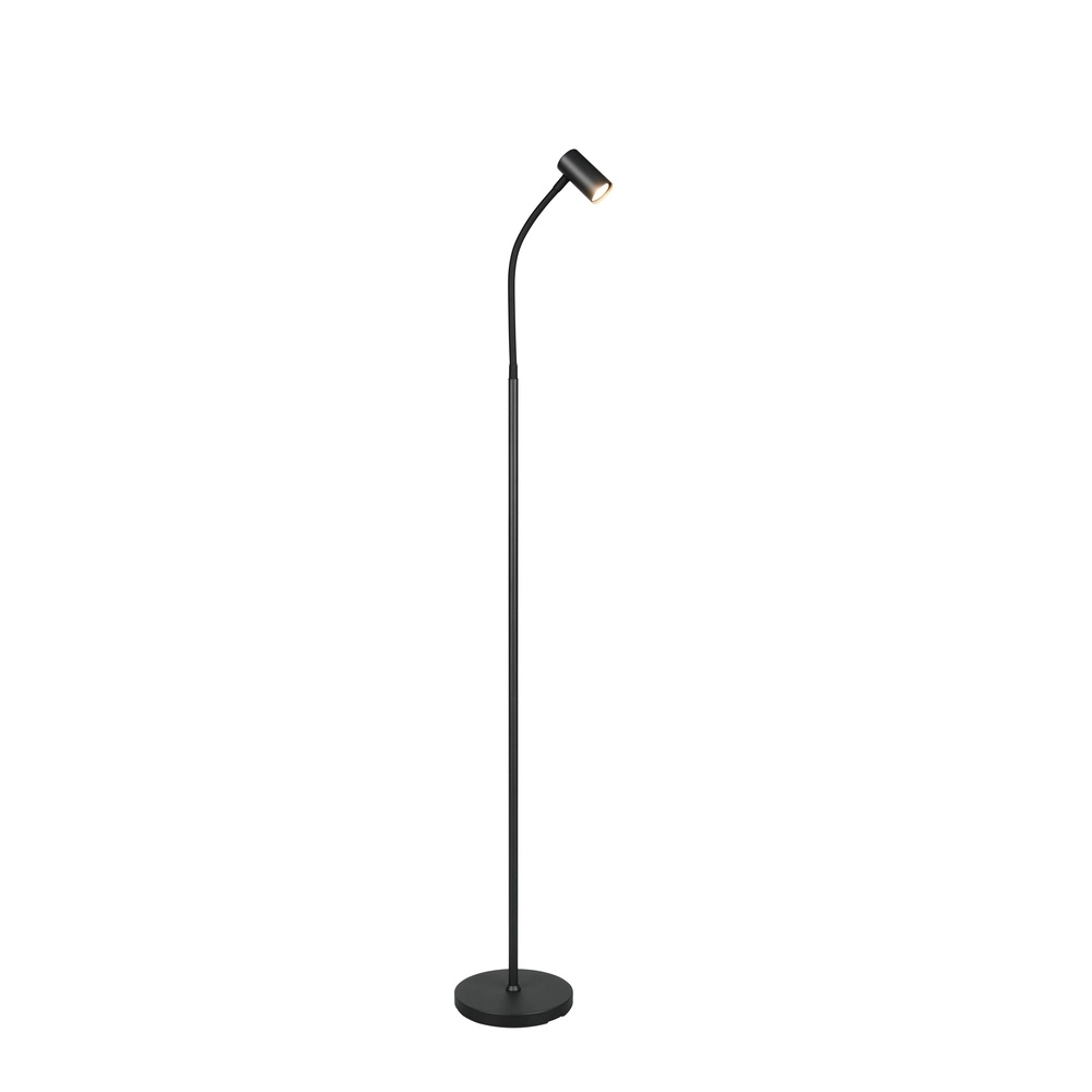 Design vloerlamp Taryn zwart Trio 4017807685756